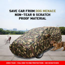 Maruti Fronx camouflage car body cover protecting against dog scratches and weather Fronx Car Cover  Waterproof