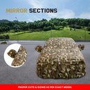 Fronx Car Cover Waterproof camo car body cover for Maruti Fronx showing mirror sections on road