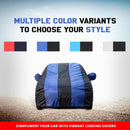 Fronx Car Cover Waterproof blue and black striped Maruti Fronx body cover with multiple color variants