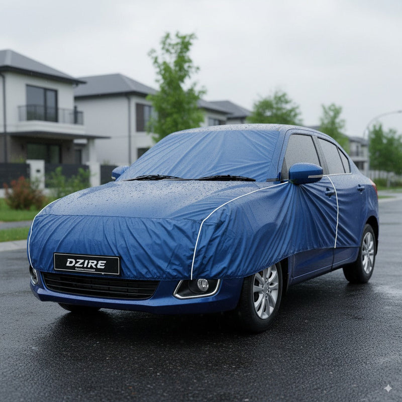 Maruti Dzire Car Covers Waterproof Protecting a Vehicle from Rain and Elements Outdoors