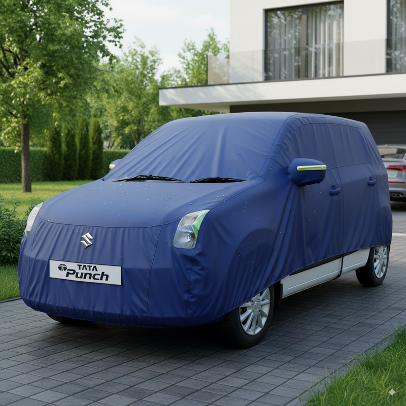 Tata Punch Car Cover Waterproof snug fit body cover for outdoor and indoor car protection