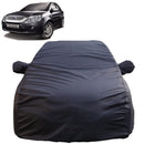 Autofact Fiesta  Car Cover - TearTough - Dog Proof / Waterproof Car Body Cover for Ford Fiesta  - With Mirror Pockets, Triple Stitched, Bottom Fully Elastic, Adjustable Belt and Buckle (Grey 4x4)