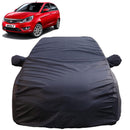 Autofact Bolt Car Cover - TearTough - Dog Proof / Waterproof Car Body Cover for Tata Bolt - With Mirror Pockets, Triple Stitched, Bottom Fully Elastic, Adjustable Belt and Buckle (Grey 4x4)