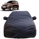 Autofact Zen Estilo Car Cover - TearTough - Dog Proof / Waterproof Car Body Cover for Maruti Zen Estilo - With Mirror Pockets, Triple Stitched, Bottom Fully Elastic, Adjustable Belt and Buckle (Grey 4x4)