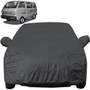 Autofact Van / Omni Car Cover - EasyShield - Car Body Cover for Maruti Van / Omni - With Mirror Pockets, Triple Stitched, Bottom Fully Elastic, Adjustable Belt and Buckle (Grey 190T)