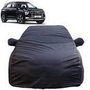 Autofact Alcazar Car Cover - TearTough - Dog Proof / Waterproof Car Body Cover for Hyundai Alcazar - With Mirror Pockets, Triple Stitched, Bottom Fully Elastic, Adjustable Belt and Buckle (Grey 4x4)