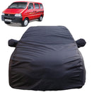 Autofact Eeco Car Cover - TearTough - Dog Proof / Waterproof Car Body Cover for Maruti Eeco - With Mirror Pockets, Triple Stitched, Bottom Fully Elastic, Adjustable Belt and Buckle (Grey 4x4)