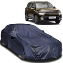 Autofact Carens Car Cover - EasyShield - Car Body Cover for Kia Carens - With Mirror Pockets, Triple Stitched, Bottom Fully Elastic, Adjustable Belt and Buckle (Navy 190T)