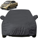 Autofact Manza Car Cover - EasyShield - Car Body Cover for Tata Manza - With Mirror Pockets, Triple Stitched, Bottom Fully Elastic, Adjustable Belt and Buckle (Grey 190T)
