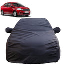 Autofact Figo Aspire Car Cover - TearTough - Dog Proof / Waterproof Car Body Cover for Ford Figo Aspire - With Mirror Pockets, Triple Stitched, Bottom Fully Elastic, Adjustable Belt and Buckle (Grey 4x4)