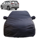 Autofact Innova Hycross Car Cover - TearTough - Dog Proof / Waterproof Car Body Cover for Toyota Innova Hycross - With Mirror Pockets, Triple Stitched, Bottom Fully Elastic, Adjustable Belt and Buckle (Grey 4x4)