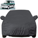 Autofact Qualis Car Cover - EasyShield - Car Body Cover for Toyota Qualis - With Mirror Pockets, Triple Stitched, Bottom Fully Elastic, Adjustable Belt and Buckle (Grey 190T)