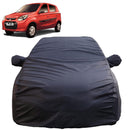 Autofact Alto 800 Car Cover - TearTough - Dog Proof / Waterproof Car Body Cover for Maruti Alto 800 - With Mirror Pockets, Triple Stitched, Bottom Fully Elastic, Adjustable Belt and Buckle (Grey 4x4)