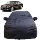 Autofact Superb Car Cover - TearTough - Dog Proof / Waterproof Car Body Cover for Skoda Superb - With Mirror Pockets, Triple Stitched, Bottom Fully Elastic, Adjustable Belt and Buckle (Grey 4x4)