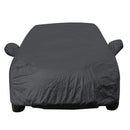 Autofact New Santro Car Cover - EasyShield - Car Body Cover for Hyundai New Santro - With Mirror Pockets, Triple Stitched, Bottom Fully Elastic, Adjustable Belt and Buckle (Grey 190T)