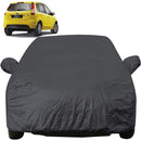 Autofact Figo Old Model Car Cover - EasyShield - Car Body Cover for Ford Figo Old Model - With Mirror Pockets, Triple Stitched, Bottom Fully Elastic, Adjustable Belt and Buckle (Grey 190T)