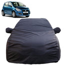 Autofact Ritz Car Cover - TearTough - Dog Proof / Waterproof Car Body Cover for Maruti Ritz - With Mirror Pockets, Triple Stitched, Bottom Fully Elastic, Adjustable Belt and Buckle (Grey 4x4)