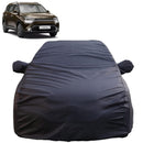 Autofact Carens Car Cover - TearTough - Dog Proof / Waterproof Car Body Cover for Kia Carens - With Mirror Pockets, Triple Stitched, Bottom Fully Elastic, Adjustable Belt and Buckle (Grey 4x4)