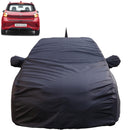 Autofact Grand I10 Nios Car Cover - TearTough - Dog Proof / Waterproof Car Body Cover for Hyundai Grand I10 Nios - With Mirror & Antenna Pockets, Triple Stitched, Bottom Fully Elastic, Adjustable Belt and Buckle (Grey 4x4)