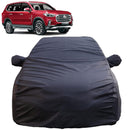 Autofact Gloster Car Cover - TearTough - Dog Proof / Waterproof Car Body Cover for MG Gloster - With Mirror Pockets, Triple Stitched, Bottom Fully Elastic, Adjustable Belt and Buckle (Grey 4x4)