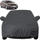 Autofact Ciaz Car Cover - EasyShield - Car Body Cover for Maruti Ciaz - With Mirror Pockets, Triple Stitched, Bottom Fully Elastic, Adjustable Belt and Buckle (Grey 190T)
