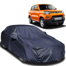 Autofact Spresso Car Cover - EasyShield - Car Body Cover for Maruti Spresso - With Mirror Pockets, Triple Stitched, Bottom Fully Elastic, Adjustable Belt and Buckle (Navy 190T)