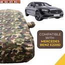 Autofact E220d Car Cover - TearTough - Dog Proof / Waterproof Car Body Cover for Mercedes -Benz E220d (Jungle Print 4x4)