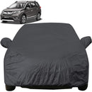 Autofact BRV Car Cover - EasyShield - Car Body Cover for Honda BRV - With Mirror Pockets, Triple Stitched, Bottom Fully Elastic, Adjustable Belt and Buckle (Grey 190T)