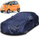 Autofact Nano Car Cover - EasyShield - Car Body Cover for Tata Nano - With Mirror Pockets, Triple Stitched, Bottom Fully Elastic, Adjustable Belt and Buckle (Navy 190T)