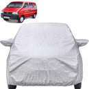 Autofact Eeco Car Cover - FlexGuard - Waterproof Car Body Cover for Maruti Eeco - With Mirror Pockets, Triple Stitched, Bottom Fully Elastic, Adjustable Belt and Buckle (Silver)