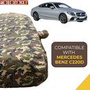 Autofact C220d Car Cover - TearTough - Dog Proof / Waterproof Car Body Cover for Mercedes -Benz C220d (Jungle Print 4x4)