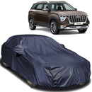 Autofact Alcazar Car Cover - EasyShield - Car Body Cover for Hyundai Alcazar - With Mirror Pockets, Triple Stitched, Bottom Fully Elastic, Adjustable Belt and Buckle (Navy 190T)