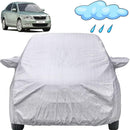 Autofact Laura Car Cover - FlexGuard - Waterproof Car Body Cover for Skoda Laura - With Mirror Pockets, Triple Stitched, Bottom Fully Elastic, Adjustable Belt and Buckle (Silver)