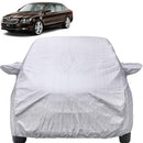 Autofact Superb Car Cover - FlexGuard - Waterproof Car Body Cover for Skoda Superb - With Mirror Pockets, Triple Stitched, Bottom Fully Elastic, Adjustable Belt and Buckle (Silver)