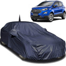 Autofact Ecosport Car Cover - EasyShield - Car Body Cover for Ford Ecosport - With Mirror Pockets, Triple Stitched, Bottom Fully Elastic, Adjustable Belt and Buckle (Navy 190T)