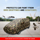 Autofact C300 Car Cover - TearTough - Dog Proof / Waterproof Car Body Cover for Mercedes -Benz C300 (Jungle Print 4x4)