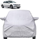 Autofact Passat Car Cover - FlexGuard - Waterproof Car Body Cover for Volkswagen Passat - With Mirror Pockets, Triple Stitched, Bottom Fully Elastic, Adjustable Belt and Buckle (Silver)
