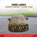 Autofact Lodgy Car Cover - FlexGuard - Waterproof Car Body Cover for Renaults Lodgy - With Mirror Pockets, Triple Stitched, Bottom Fully Elastic, Adjustable Belt and Buckle (Camouflage)