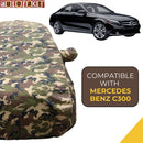 Autofact C300 Car Cover - TearTough - Dog Proof / Waterproof Car Body Cover for Mercedes -Benz C300 (Jungle Print 4x4)