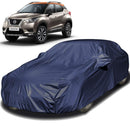 Autofact Kicks Car Cover - EasyShield - Car Body Cover for Nissan Kicks - With Mirror Pockets, Triple Stitched, Bottom Fully Elastic, Adjustable Belt and Buckle (Navy 190T)