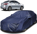 Autofact NexGen Verna Car Cover - EasyShield - Car Body Cover for Hyundai NexGen Verna - With Mirror Pockets, Triple Stitched, Bottom Fully Elastic, Adjustable Belt and Buckle (Navy 190T)