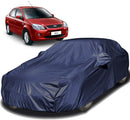 Autofact Accord Car Cover - EasyShield - Car Body Cover for Honda Accord - With Mirror Pockets, Triple Stitched, Bottom Fully Elastic, Adjustable Belt and Buckle (Navy 190T)