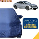 Autofact C220d Car Cover - CoreProtect - Water Resistant Car Body Cover for Mercedes -Benz C220d (Navy 210D)