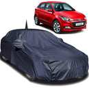 Autofact Elite I20 Car Cover - EasyShield - Car Body Cover for Hyundai Elite I20 - With Mirror Pockets, Triple Stitched, Bottom Fully Elastic, Adjustable Belt and Buckle (Navy 190T)