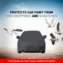 Autofact Etios Cross Car Cover - EasyShield - Car Body Cover for Toyota Etios Cross - With Mirror Pockets, Triple Stitched, Bottom Fully Elastic, Adjustable Belt and Buckle (Grey 190T)