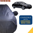 Autofact C300 Car Cover - CoreProtect - Water Resistant Car Body Cover for Mercedes -Benz C300 (Grey 210D)