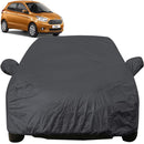 Autofact Figo Car Cover - EasyShield - Car Body Cover for Ford Figo - With Mirror Pockets, Triple Stitched, Bottom Fully Elastic, Adjustable Belt and Buckle (Grey 190T)