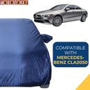 Autofact CLA250 Car Cover - CoreProtect - Water Resistant Car Body Cover for Mercedes -Benz CLA250 (Navy 210D)