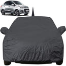 Autofact Xcent Car Cover - EasyShield - Car Body Cover for Hyundai Xcent - With Mirror Pockets, Triple Stitched, Bottom Fully Elastic, Adjustable Belt and Buckle (Grey 190T)