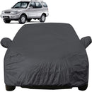 Autofact Safari Car Cover - EasyShield - Car Body Cover for Tata Safari - With Mirror Pockets, Triple Stitched, Bottom Fully Elastic, Adjustable Belt and Buckle (Grey 190T)